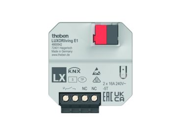 Theben LUXORliving 1-fach f.Elektroheizungen UP-Schaltaktor (4800542)