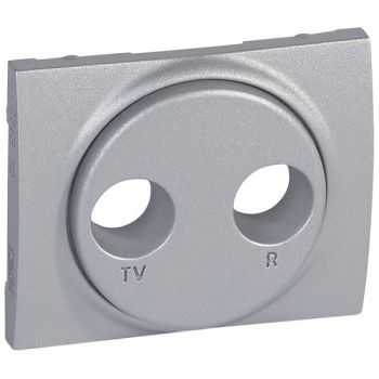 Legrand 771372 für 2Loch Galea soft aluminium Antenneabdeckung (771372)