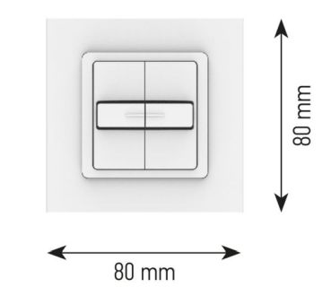 Somfy Smoove Duo IN mechanischer Schalter (1800536)