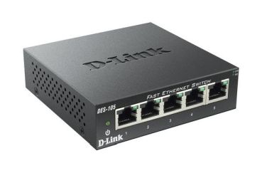 D-Link 5x10/100 Desktop unmanaged Switch (DES-105/E)