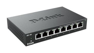 D-Link 8x10/100 Desktop unmanaged Switch (DES-108/E)