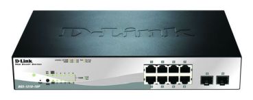 D-Link 8x10/100/1000 + 2xSFP 19" Smart+ Managed PoE Switch (DGS-1210-10P/E)