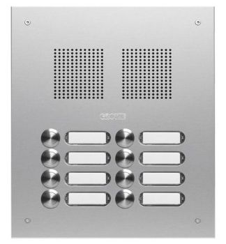 Grothe TS787 2-4 silber EV1 8 Klingeltaster Audio-Türstation (78724)