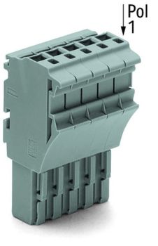 Wago 2,5qmm 11-polig 2,50qmm grau 1 Leiter Federleiste (2022-111)