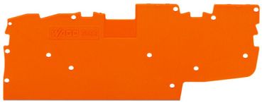 Wago 1mm dick orange Abschluss- und Zwischenplatte (2022-1492)