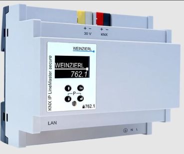 WEINZIERL KNX IP LineMaster 762.1 secure Spannungsversorgung (5465)