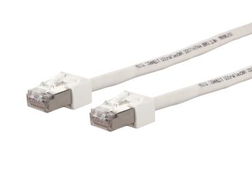 METZ Ultraflex500 VoIP AWG 26 1,0m weiß Patchkabel Cat6A (13084U1088-E)