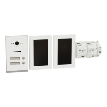 Ritto Listo TwinBus IP weiß UP Video-Zweifamilienhaus-Set (RGE2094270)