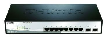 D-Link 8x10/100/1000 + 2xSFP 19" Smart+ Managed Switch (DGS-1210-10/E)