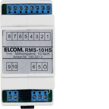 ELCOM RMS-10 HS 1+n 10 Teilnehmer Mithörsperre(1400210)