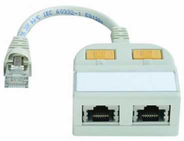 Telegärtner Cat.5 10/100 BT/ISDN (1-2,3-6/4-5,3-6) T-Adapter (100023153)