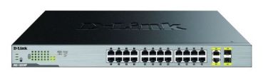 D-Link 24x10/100/1000 + 2xCombo (SFP) Desktop unmanaged PoE Switch (DGS-1026MP)