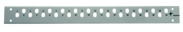 Telegärtner 1HE 12 Ports SC-D-Kupplungen RAL7035 Frontplatte f. Panel 19 (100021570)