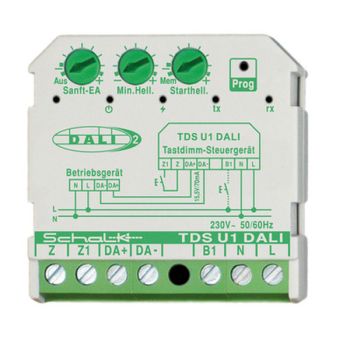 Schalk DALI 230V AC UP integr. Netzteil Tastdimm-Steuergerät (TDSU1D9)