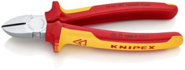 Knipex chrom isol. 180mm VDE 1000V Seitenschneider (70 06 180)