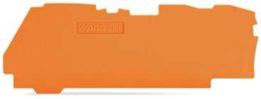 Wago 1mm dick für 3-Leiter-Klemmen orange Abschluss- Zwischenplatte (2106-1392)