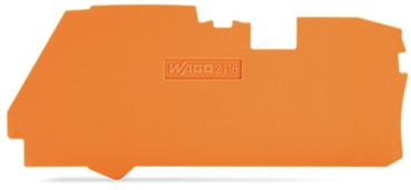 Wago 1mm dick orange Abschluss- Zwischenplatte (2116-1292)