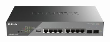 D-Link 10-Port Desktop Gigabit PoE Surveillance Surveillance Switch (DSS-200G-10MP/E)