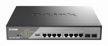 D-Link 10-Port Desktop Gigabit PoE Surveillance Surveillance Switch (DSS-200G-10MPP/E)