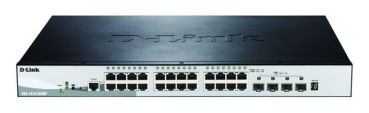 D-Link 28-Port Smart Managed PoE+ Gigabit Stack Managed Gigabit Stack Switch (DGS-1510-28XMP/E)