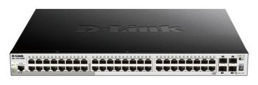 D-Link 52-Port Smart Managed PoE+ Gigabit Stack Managed Gigabit Stack Switch (DGS-1510-52XMP/E)