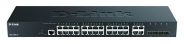 D-Link 28-Port Gigabit Managed Switch , 24x 10/ Gigabit Managed Switch (DGS-2000-28)