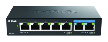 D-Link 7-Port Multi-Gigabit Unmanaged Switch, 5 Multi-Gigabit Unmanaged Switch (DMS-107/E)