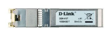 D-Link 10G SFP+ RJ-45 Transceiver, 10Gbit/s Ful Transceiver (DEM-410T)