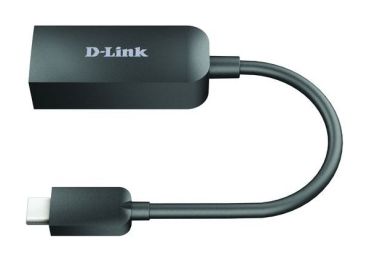 D-Link USB-C to 2.5G Ethernet Adapter, 1x 2,5 G Hub (DUB-E250)