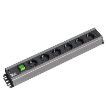 Bachmann 300.003 6fach mit Schalter Handwerkerleiste (300.003)