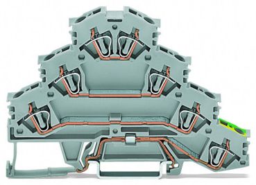 Wago 281-530 L1/L2/L3/PE 0,08 - 4qmm Vierstock Reihenklemme (281-530)