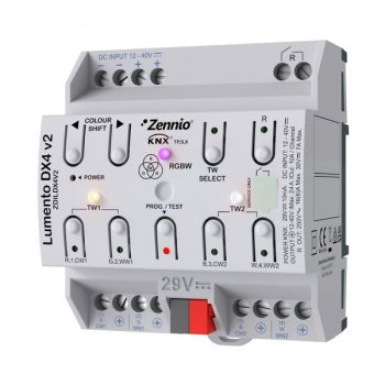 Zennio Lumento DX4 V2 Dimmaktor (ZDILDX4V2)
