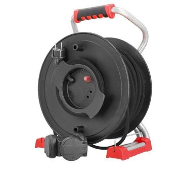 Bachmann H07RN-F 3G1,5 1,5m + 38,5m Profi-Kabeltrommel (399.198)