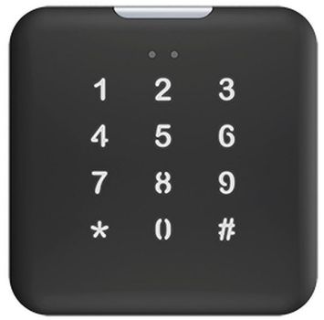 Zennio IWAC Out schwarz Keypad (ZVIIWOKA)