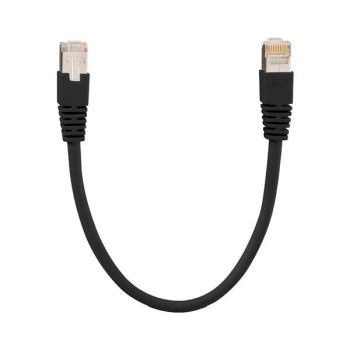 Rutenbeck PK Cat.6A iso U 6 kV HF 2,0 m sw Patchkabel (23510220)