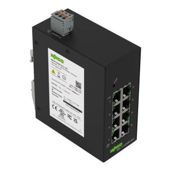 Wago 8-Port 1000BASE-T schwarz Industrial-Eco-Switch (852-1112/000-001)