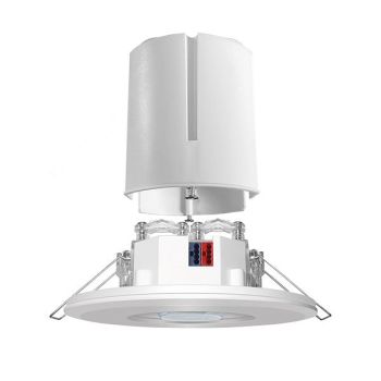EsyLux PD-FLAT 360i/8 ROUND WHITE FM KNX Deckeneinbau-Präsenzmelder (EP10423222)