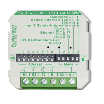 Schalk FS3 U4 4-Kanal 12-24V UC UP-Funk-Sender (FS3U4V)