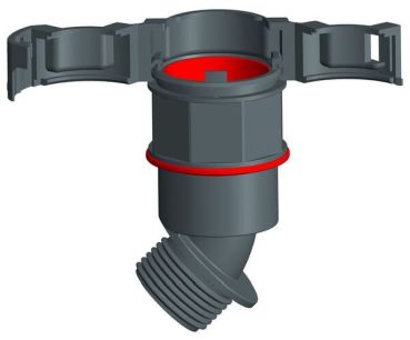 Wiska EBF45-36-40-BG 45° Kunststoffkabelverschraubung (10106954)