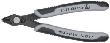 Knipex ESD brüniert 125mm Electronic-Super-Knips® (78 61 125 ESD)