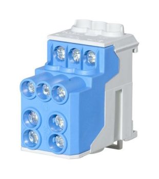 F-Tronic 100A bl Kupfer-/Aluleiter UVB100albl Unterverteilungsblock (7110082)