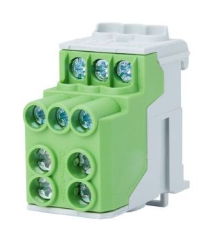 F-Tronic 100A gn/ge Kupfer-/Aluleiter Unterverteilungsblock (7110083)