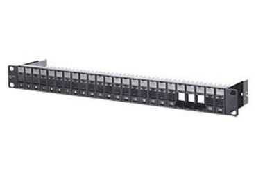 METZ/BTR 1HE leer für 24 Port schwarz Patchpanel 19 (130920-BK-E)"