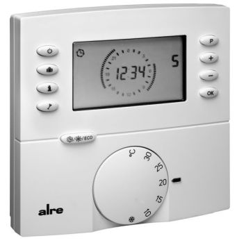 Alre-It HTRRBu-110.117/21 mit Uhr Raum-Uhrenthermostat (MA600003)