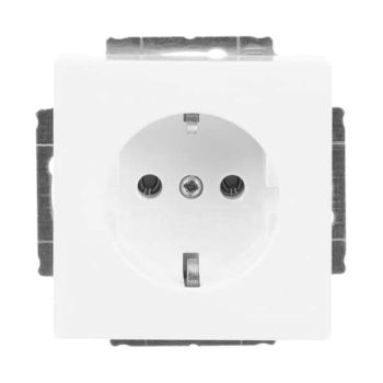 Busch-Jaeger 20 EUC-84 BULK studioweiß 100STK Steckdoseneinsatz SCHUKO (2CKA002099A0307)