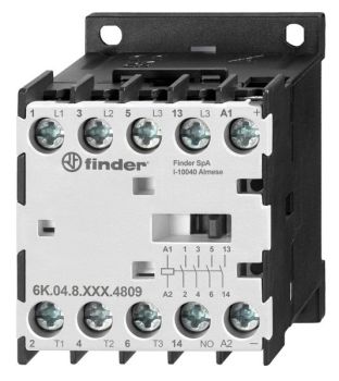 Finder Für Tragschiene 35mm 3Schließer 12A Mini-Industrieschütz (6K.04.9.024.4812)