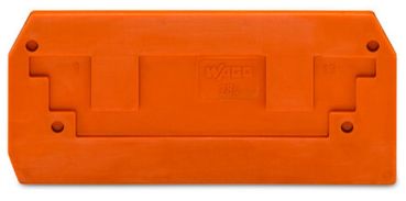 Wago 284-328 für 2Leiter orange Abschlussplatte u. Zwischenplatte (284-328)