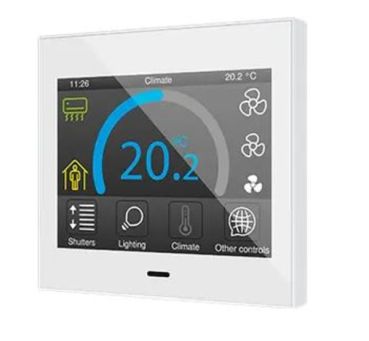 Zennio Z35 V3 weiß Farb-Touchpanel kapazitiv (ZVIZ35V3W)