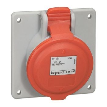 Legrand CEE-SDO 5P 16A 415V ROT IP44 CEE-Steckdose (555189)