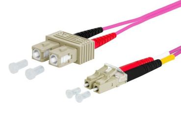 METZ OpDAT SC-D/LC-D OM4 1,5m Patchkabel (151S1EOJO15E)